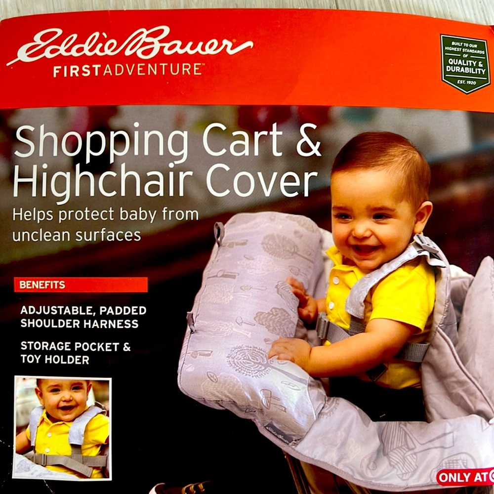 Eddie Bauer Shopping Cart & Highchair Cover